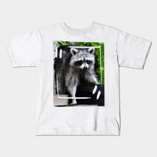 Cute Raccoon Kids T-Shirt